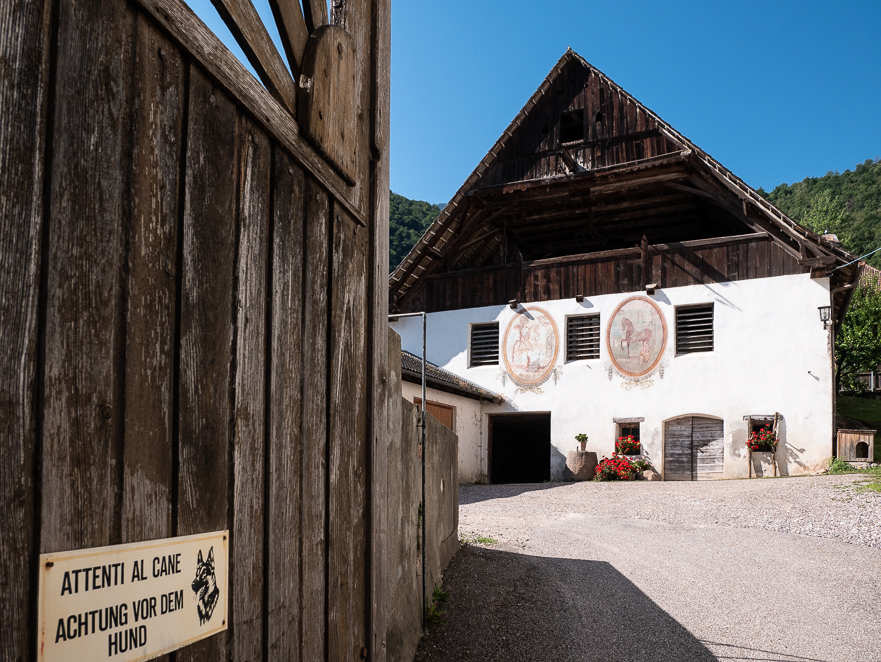 Radweg zwischen Etsch und Bahnlinie